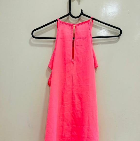 Neon pink halter neck top - Picture 11 of 15